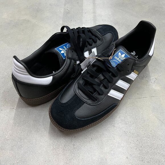 adidas Originals Other - Adidas Samba OG Men's Size 4.5 Black White Gum B75807 - New Damaged Box